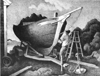 Benton - Repairing the Sloop