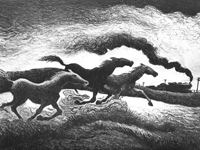 Benton - Running Horses