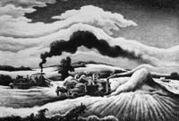 Benton - Threshing