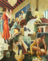 Benton - History of Water Mural